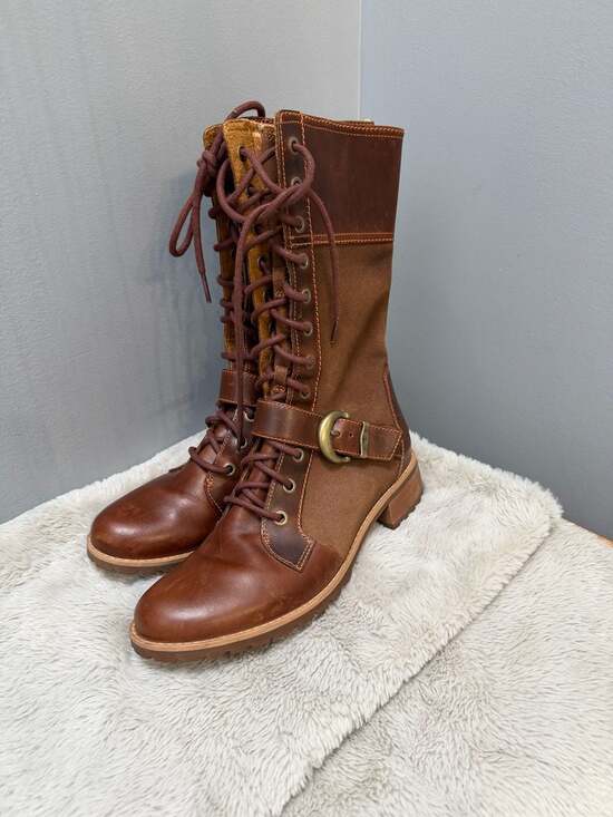 Timberland Shoes - Vintage Y2K Timberland earthkeepers bethel Leather Buckle Boots Size 8 Womens